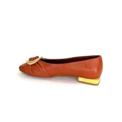 angel alarcon Angel Alarcon 24004 Cuir Orange Ballerines