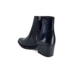 Ivoire0104a Ivoire 46105 Cuir Noir Bottines