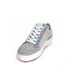 GioPiu Gio+ Vitto Daim Gris Strass Multicolore Baskets