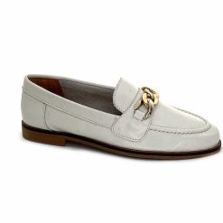 Ivoire0209b Ivoire 12779 Cuir Beige Creme Mocassins