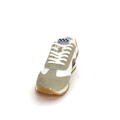 No Name No Name City Run Jogger W Daim Beige Orange Textile Blanc Baskets