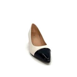 Dansi Dansi 5943 Cuir Creme Escarpins