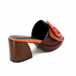 noa harmon Noa Harmon 9678M07 Cuir Multi Marron Orange Mules