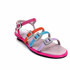 noa harmon Noa Harmon 9647 M18 Strass Rose Orange Bleu Violet Sandales