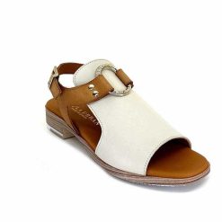 Paula Urban Paula Urban 9661 Cuir Off Camel Sandales