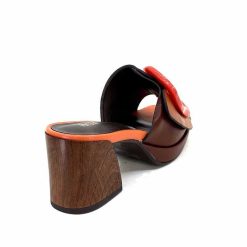 noa harmon Noa Harmon 9678M07 Cuir Multi Marron Orange Mules