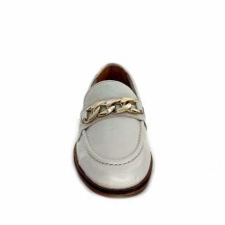 Ivoire0209b Ivoire 12779 Cuir Beige Creme Mocassins