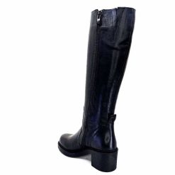 398-ivoire Ivoire 5282 Livv Cuir Noir Bottes