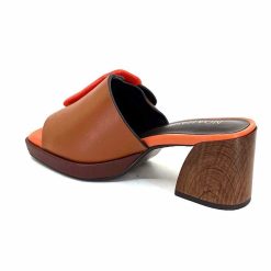 noa harmon Noa Harmon 9678M07 Cuir Multi Marron Orange Mules