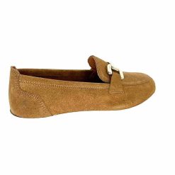 Ivoire0209b Ivoire 12875 Daim Taupe Mocassins