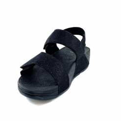 Fitflop Fitflop Ga2/90 Textile Glitter Noir Sandales