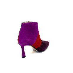 l'arianna L'Arianna Tr1672 Daim Prune Rouge Fushia Bottines