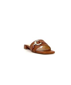 Ivoire0346a Ivoire 22682 Cuir Marron Mules