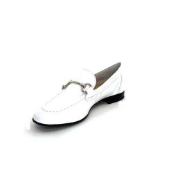 Ivoire0236a Ivoire 54564Dl Cuir Blanc Mocassins