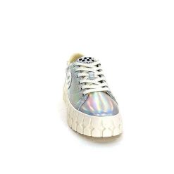 No Name No Name Play Sneaker W Cuir Argent Irise Baskets