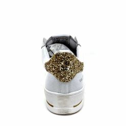 Semerdjian Semerdjian Smr Noubar 11464 Cuir Blanc Glitter Or Baskets