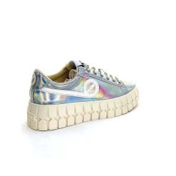 No Name No Name Play Sneaker W Cuir Argent Irise Baskets