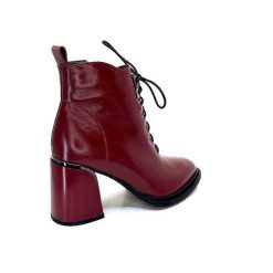 Elue Par Nous Elue Par Nous Paliki Cuir Rouge Bottines