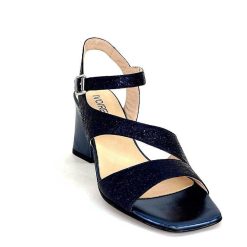 Ivoire0352 Ivoire F2215 Vally Cuir Bleu Marine Sandales