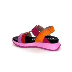 Hispanitas Hispanitas Chv 243308 Cuir Rouge Orange Fuschia Plateformes