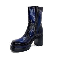 Pons Quintana Pons Quintana 10580 Cuir Bleu Bottines