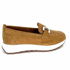 Ivoire0209b Ivoire 12875 Daim Taupe Mocassins