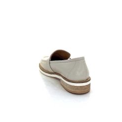 Ivoire0347b Ivoire K557 Cuir Creme Mocassins