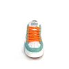 Semerdjian Semerdjian Smr Noubar 11490 Cuir Blanc Daim Turquoise Baskets