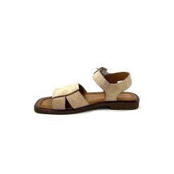 Ivoire0401a Ivoire 500.4314 Daim Beige Camel Sandales