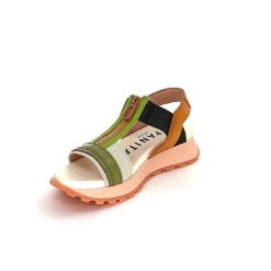 Hispanitas Hispanitas Chv 243308 Cuir Vert Orange Plateformes