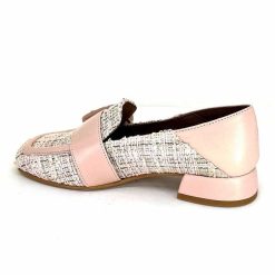 Philippe Morvan Philippe Morvan 5030 Pm01 Cuir & Textile Rose Mocassins