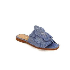 Ivoire0467a Fiorina S189714 Textile Denim Mules