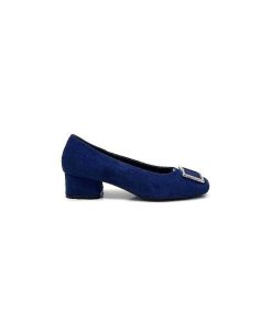 Requin Reqins Karisse Daim Bleu Ocean Ballerines