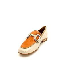 JHay Jhay 2213 Cuir Beige Orange Mocassins