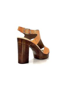 Myma Myma 6580/01 Cuir Metal Orange Sandales