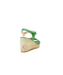 Ivoire0303 Ivoire 23327 Cuir Metal Vert Plateformes