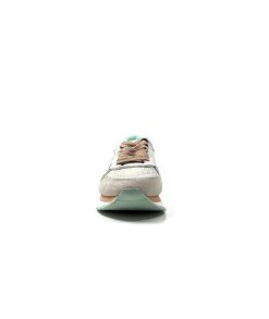 No Name No Name Mia Jogger Daim Textile Beige Pastel Vert Baskets