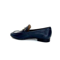 Ivoire0236a Ivoire 54564Dl Cuir Bleu Marine Mocassins