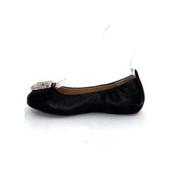 la ballerina La Ballerina N11-01 Cuir Noir Bijoux Ballerines