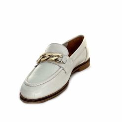 Ivoire0209b Ivoire 12779 Cuir Beige Creme Mocassins