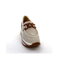 Softwaves Softwaves 7.7856-85 Cuir Daim Beige Marron Mocassins