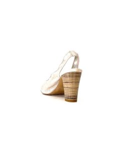 qootum- modascoop Qootum 13940 Luna Cuir Beige Escarpins