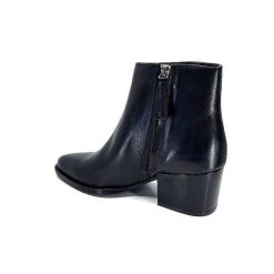 Ivoire0104a Ivoire 46105 Cuir Noir Bottines