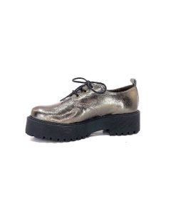 Minka Minka Dunvel Cuir Metal Taupe Lacets