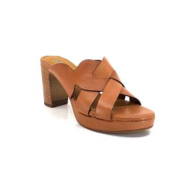 Ivoire0399a Ivoire 6080 Cuir Cuoio Mules