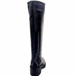 398-ivoire Ivoire 5282 Livv Cuir Noir Bottes