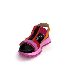 Hispanitas Hispanitas Chv 243308 Cuir Rouge Orange Fuschia Plateformes