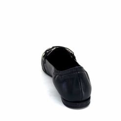 398-ivoire Ivoire M24066 Zb Cuir Noir Mocassins