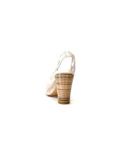 qootum- modascoop Qootum 13940 Luna Cuir Beige Escarpins