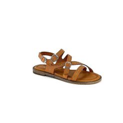 Ivoire0401a Ivoire 500.4301 Cuir Tan Sandales